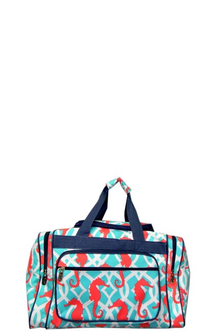 Printed Duffle Bag-HMA417/NV